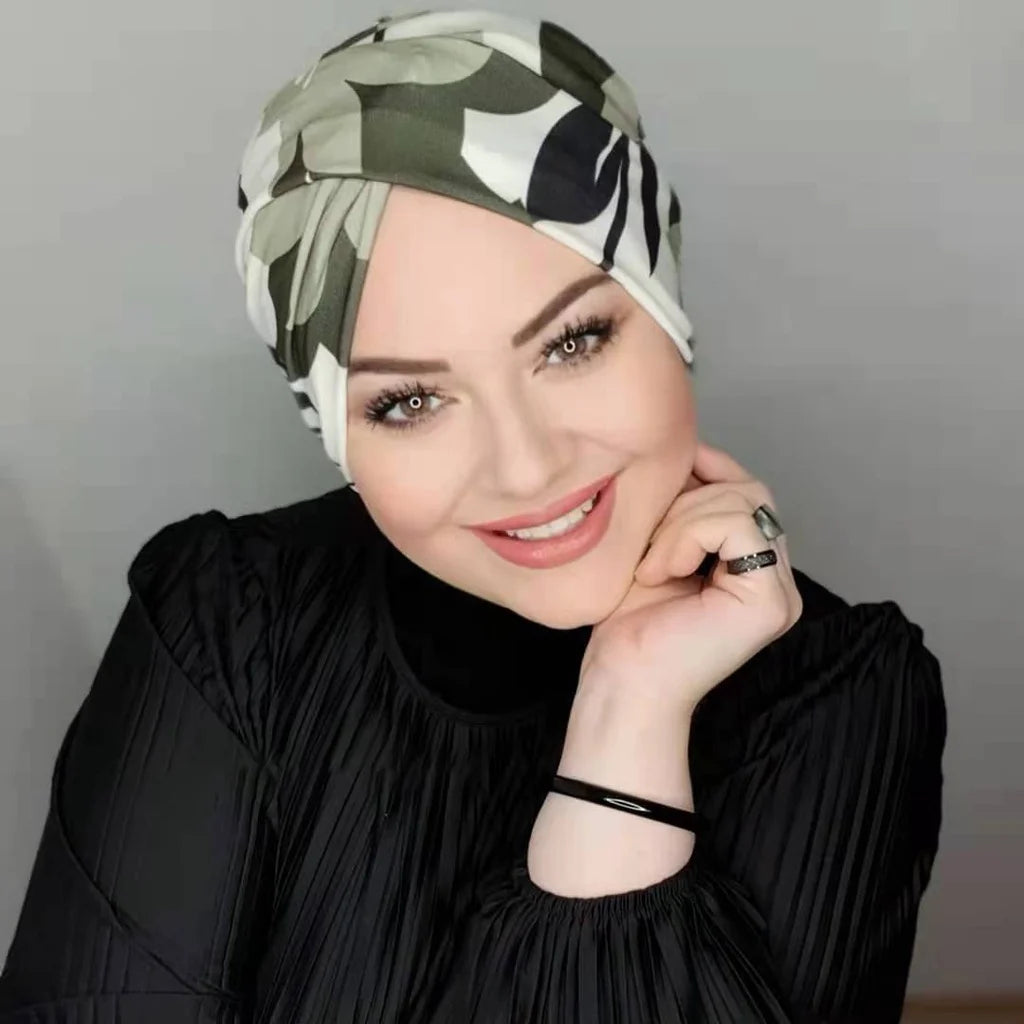 Muslim Modest Hijab Cap Undercap Abaya Hijabs For Woman Islamic Abayas Jersey Instant Wrap Women Crinkle Arabic Modal Silk Caps
