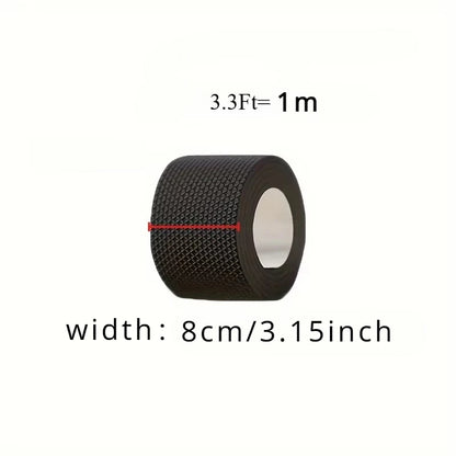 Self adhesive sole repair tape - anti slip, noise reducing protective film for high heels, sports shoes, and sandals