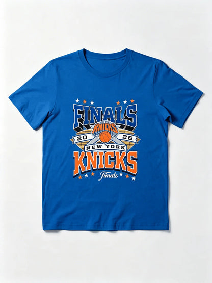 New York Knicks Team T-shirt 2026 Finals Collection Essential T-Shirt 2026 Summer New Men Women Cotton Y2K Breathable T-shirt