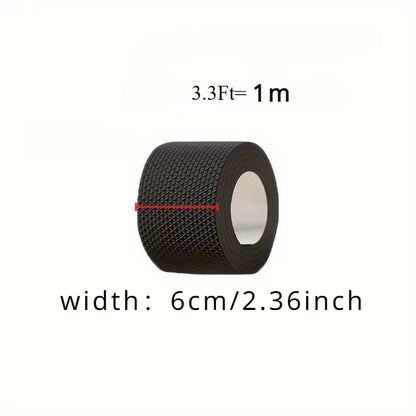 Self adhesive sole repair tape - anti slip, noise reducing protective film for high heels, sports shoes, and sandals