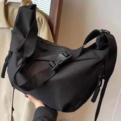 2025 New Fashion Summer Large Capacity Casual Nylon Women Shoulder Bag Korean Style Hobos Bag Youth Crossbody Shoulder Bag