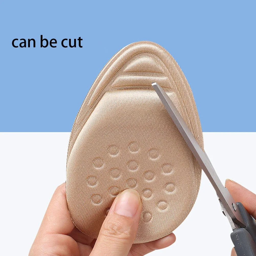 Half Insoles for Shoes Inserts Forefoot Insert Non-slip Sole Cushion Reduce Shoe Size Filler High Heels Pain Relief Shoe Pads