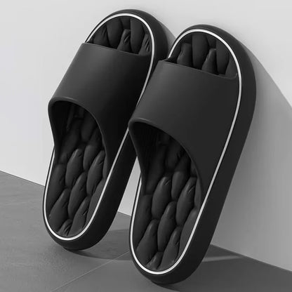Slippers for men summer outdoor wear 2024 new indoor home bathroom non-slip wear-resistant beach sandals for women