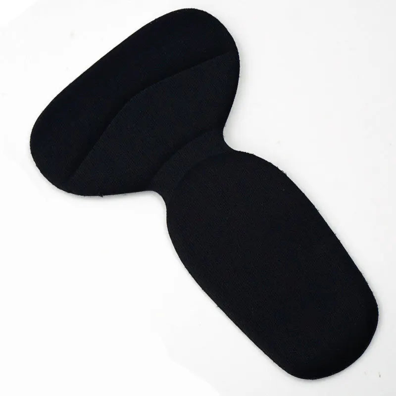T Shape Sponge Heel Stickers Shoe Cushion Heel Protector for Shoes High Heels Inserts Heel Pads Shoe Adjuster Women Half Insoles