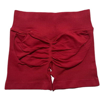 HISTELLO Sports Shorts 4.5‘’ High Waist Women Yoga Workout Shorts Seamless Leggings Stretch Fitness Sweatpants Gym Short