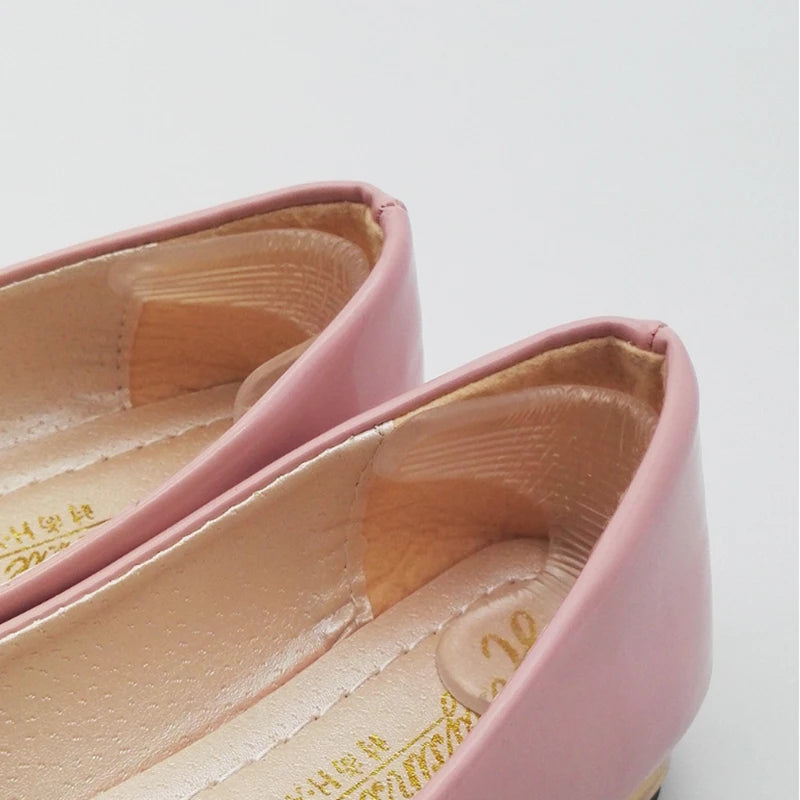 T-Shaped Silicone Heel Pads for Women Shoes Inserts Feet Heel Pain Relief Reduce Size Filler Cushion Padding High Heels Lining