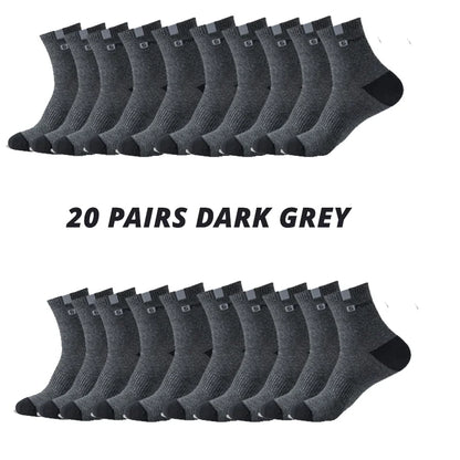 5/10/20 Pairs Breathable Fiber Light Business Absorb Sweat Deodorant Men Tube Ankle Nonslip Socks For Spring Summer And Autumn