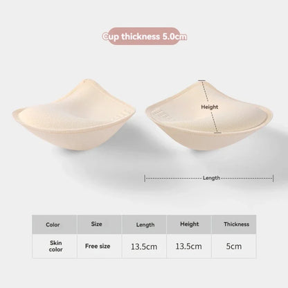 5 6 3 cm Sponge Padded Bra Thick Push Up Bra Pads Inserts Women Underwear Breast Lift Breathable Bra Pad Lining Swimsuit Insert
