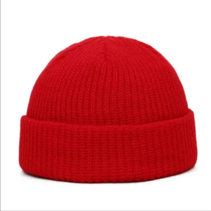 Winter Warm Beanies Women Men Knitted Hats Boys Girls Skullies Hat Casual Elastic Hip Hop Hat Solid Color Unisex Autumn SkullCap