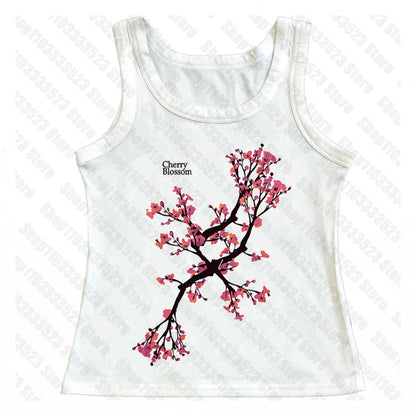 Cute girls Women T-shirt Streetwear Gothic Harajuku Graphic T-shirts Retro Kawaii Printing Slim Women T-shirts Y2k Style 2000s