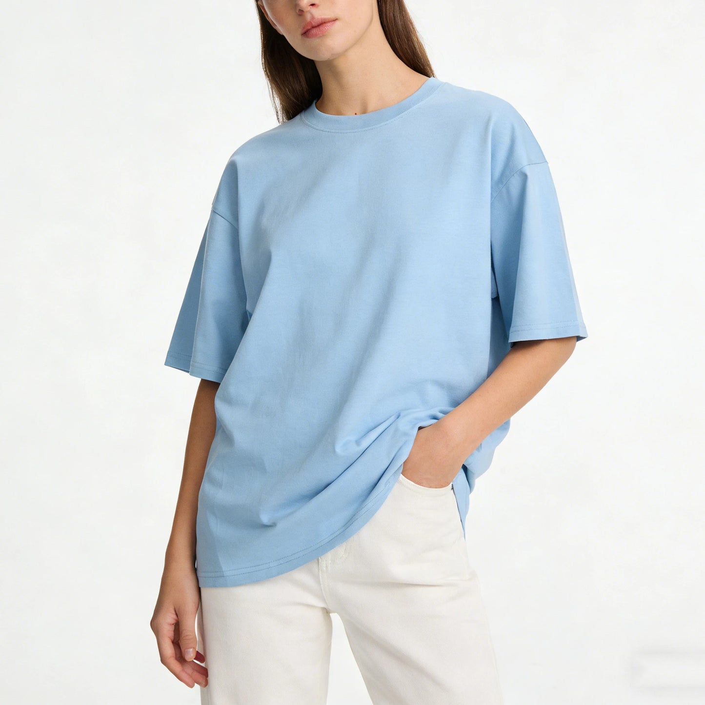 LEGIBLE Summer short sleeve T-Shirt  Women Tee Shirt  Loose Solid Basic T Shirt Women Casual O-neck Hipster Tshirt Top