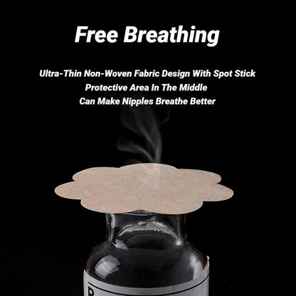 Disposable Bag/Metal Box Chest Stickers Seamless Breathable Self-Adhesive Comfortable Invisible Coverage Nipple Cover Women