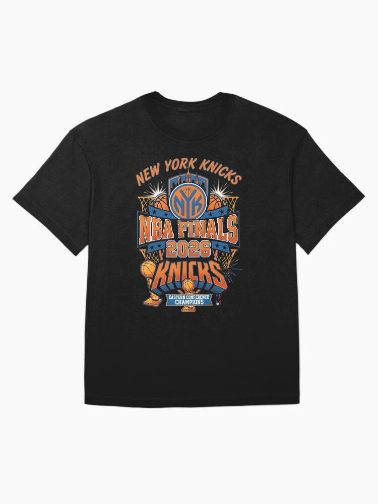 2026 Summer Knicks Finals 2026 New York NY Knicks Team Fans T-shirt New Men Women Fashion Cotton Y2K Breathable T-shirt