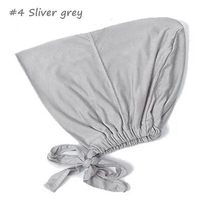 Adjustable Inner Caps Solid Color Elastic Cap Modal Hijab Muslim Bonnet Underscarf Women Fashion Accessories