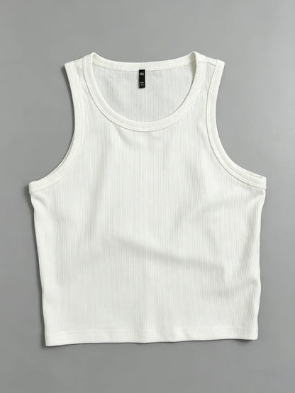 Summer Y2K Push-Up Tank Top Seamless Sporty Sexy Corset Style Casual Women's Mallas Top