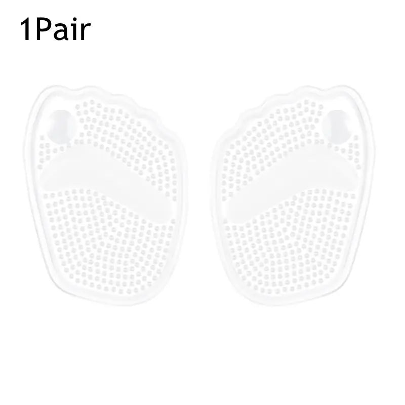 Silicone Forefoot Pads for Women High Heels Half Insoles Anti-slip GEL Self-adhesive Shoe Pad Foot Pain Care Inserts Cushion