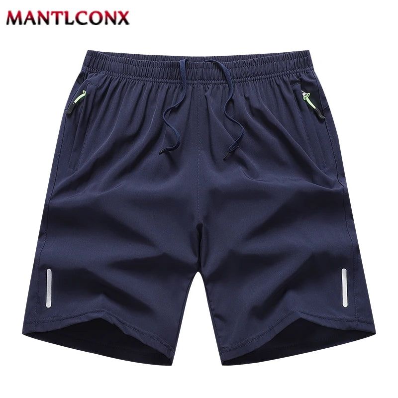Summer Loose Sports Shorts Board Shorts Outdoor Running Jogging Gym Fitness Casual Short Pants Men Quick Dry Bottom Black M-4XL