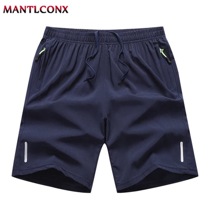 Summer Loose Sports Shorts Board Shorts Outdoor Running Jogging Gym Fitness Casual Short Pants Men Quick Dry Bottom Black M-4XL