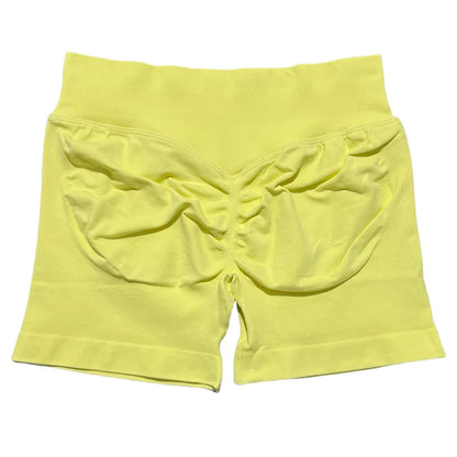 HISTELLO Sports Shorts 4.5‘’ High Waist Women Yoga Workout Shorts Seamless Leggings Stretch Fitness Sweatpants Gym Short