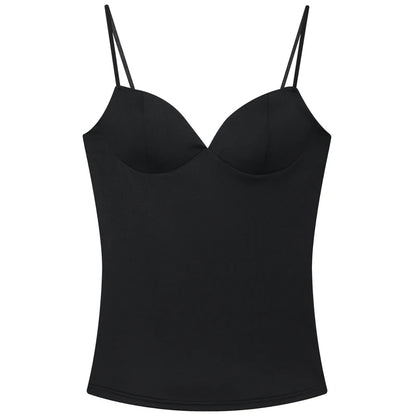 HXAO Burgundy Slip Top Women Summer Sexy Corset Tanks & Camis Fashion Sleeveless Backless Bra Top Chic Elegant Bustier Camisole