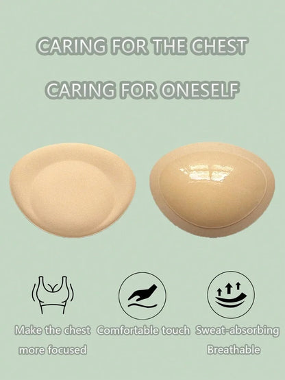 Self-Adhesive Bra Pads (2-Pack) – Thickened, Invisible, for Swimwear & Push-Up Bras