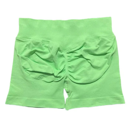 HISTELLO Sports Shorts 4.5‘’ High Waist Women Yoga Workout Shorts Seamless Leggings Stretch Fitness Sweatpants Gym Short