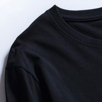 WAVLATII Women O-neck Long Sleeve T shirts Lady White Cotton Tops Female Soft Casual Tees Women's Black T-shirt